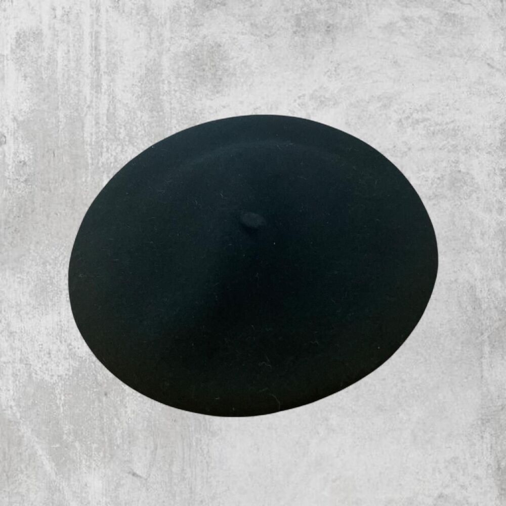14th & Union Black Wool Blend French Beret One Size Parisian Hat